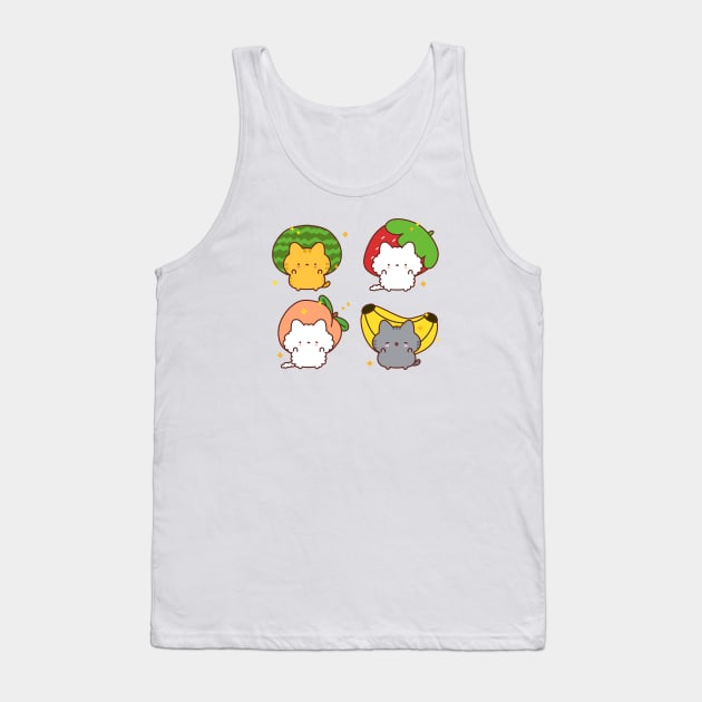 Cats And Fruit Hats Tank Top by GeraldineDraws